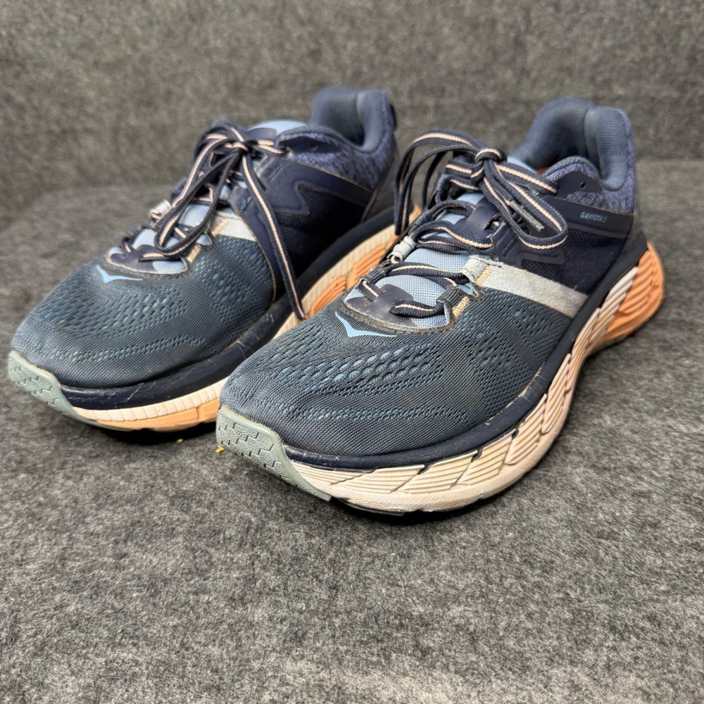 Hoka One One Gaviota 2 Womens 9.5 Wide D Running Shoes Midnight Gray 1099718